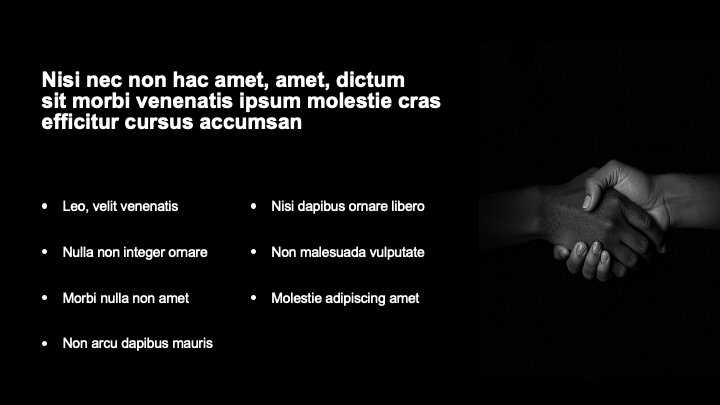 Simple Black Monochrome slide 7